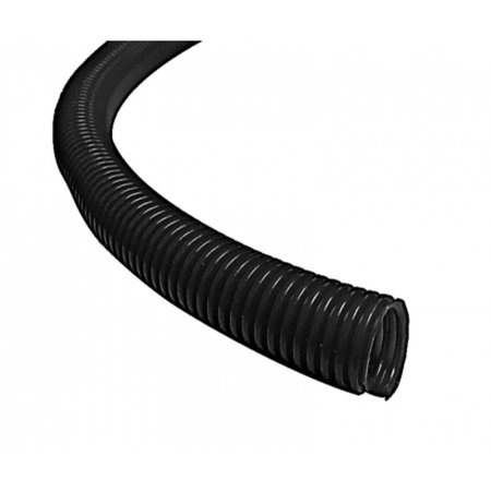 Kable Kontrol Kable Kontrol® Corrugated Split Wire Loom Tubing - 5/8" Inside Diameter - 100' Length - Black WL919